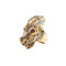 Bague 56 Roberto Coin - Bague dragon en or rose et or blanc avec diamants et rubis 58 Facettes 39051
