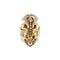 Bague 56 Roberto Coin - Bague dragon en or rose et or blanc avec diamants et rubis 58 Facettes 39051