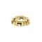 Bague 55 Bague maille panthère en or jaune 18 ct 58 Facettes 36256