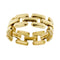 Bague 55 Bague maille panthère en or jaune 18 ct 58 Facettes 36256