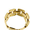 Bague 55 Bague maille panthère en or jaune 18 ct 58 Facettes 36256