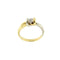 Bague 56 Salvini - Bague solitaire nœud en or jaune et blanc 18 ct et diamant 58 Facettes 36725
