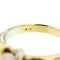 Bague 56 Salvini - Bague solitaire nœud en or jaune et blanc 18 ct et diamant 58 Facettes 36725