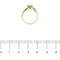 Bague 56 Salvini - Bague solitaire nœud en or jaune et blanc 18 ct et diamant 58 Facettes 36725