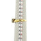 Bague 56 Salvini - Bague solitaire nœud en or jaune et blanc 18 ct et diamant 58 Facettes 36725