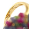 Bague 57 Bague bandeau ovale bombée en or jaune 18 ct avec rubis, saphirs et émeraudes 58 Facettes 34063