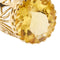 Bague 54 Bague petit doigt - Citrine en or rose 18 ct 58 Facettes 32407