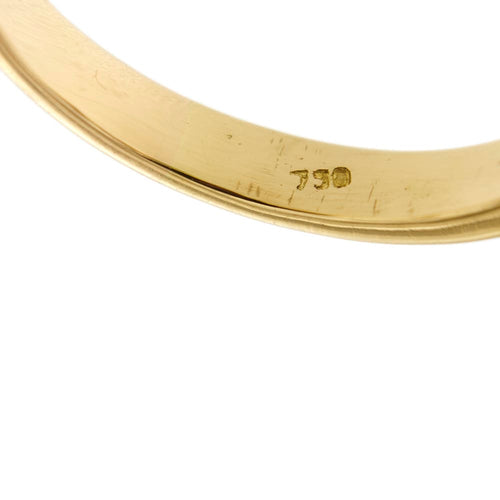 Bague Bague en or jaune 18 ct avec émeraude et diamants 58 Facettes 24033