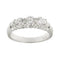 Bague 51 Bague trilogy - 3 diamants taille brillant en platine 950 58 Facettes 40622