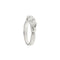 Bague 51 Bague trilogy - 3 diamants taille brillant en platine 950 58 Facettes 40622