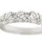 Bague 51 Bague trilogy - 3 diamants taille brillant en platine 950 58 Facettes 40622