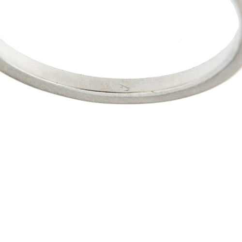 Bague 54 Bague en or blanc 18 ct avec topaze et diamants 58 Facettes 32814