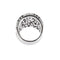 Bague 55 Bague bandeau - Diamants en or blanc 18 ct 58 Facettes 25639