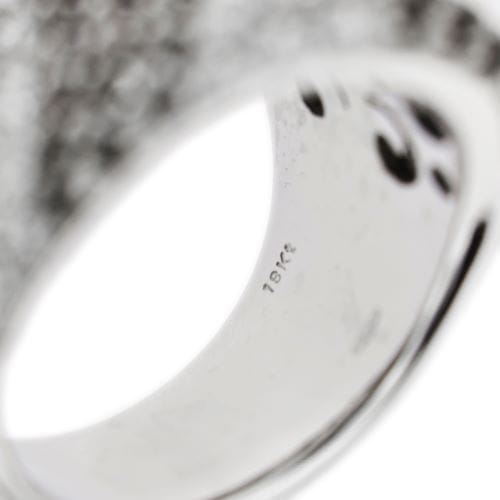 Bague 55 Bague bandeau - Diamants en or blanc 18 ct 58 Facettes 25639