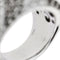 Bague 55 Bague bandeau - Diamants en or blanc 18 ct 58 Facettes 25639