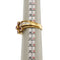 Bague 55 Bague fleur - Diamants et rubis en or jaune 18 ct 58 Facettes 28782