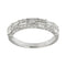 Bague 62 Bague rivière - Anneau en or blanc 18 ct et diamants 0,91 ct 58 Facettes 9690