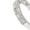 Bague 62 Bague rivière - Anneau en or blanc 18 ct et diamants 0,91 ct 58 Facettes 9690