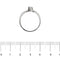 Bague Salvini - Bague solitaire en or blanc 18 ct avec diamant 0,10 ct 58 Facettes 29529