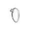 Bague Salvini - Bague solitaire en or blanc 18 ct avec diamant 0,10 ct 58 Facettes 29529