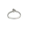 Bague Salvini - Bague solitaire en or blanc 18 ct avec diamant 0,10 ct 58 Facettes 29529