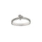 Bague Salvini - Bague solitaire en or blanc 18 ct avec diamant 0,10 ct 58 Facettes 29529