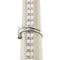 Bague 55 Bague contrariée - Or blanc 18 ct et diamants 58 Facettes 27557