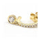 Boucles d'oreilles NAO - Boucles d'oreilles en or jaune 18 ct et diamants de laboratoire 58 Facettes UKD362918MM