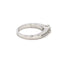Bague 50 Garel - Bague solitaire en or blanc 750 et diamants 58 Facettes 434631