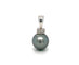 Collier Collier - Pendentif perle de Tahiti et diamants en or blanc 750 58 Facettes 434651
