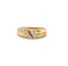 Bague 51 Bague en or jaune 750 sertie de diamants en chute 58 Facettes 434601