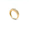 Bague 51 Bague en or jaune 750 sertie de diamants en chute 58 Facettes 434601