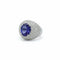Bague 53 Bague - Dôme en or blanc 18 carats avec tanzanite et diamants 58 Facettes 1.0001333/2