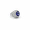 Bague 53 Bague - Dôme en or blanc 18 carats avec tanzanite et diamants 58 Facettes 1.0001333/2