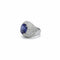 Bague 53 Bague - Dôme en or blanc 18 carats avec tanzanite et diamants 58 Facettes 1.0001333/2