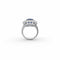 Bague 51 Bague en or blanc 18 carats avec tanzanite 5,73 ct et diamants 58 Facettes 1.0001302/2