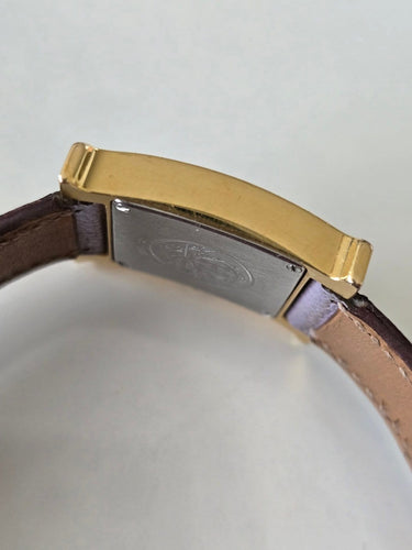 Montre Hermès Heure H - Montre femme HH1.201 en acier plaqué or jaune 58 Facettes 1