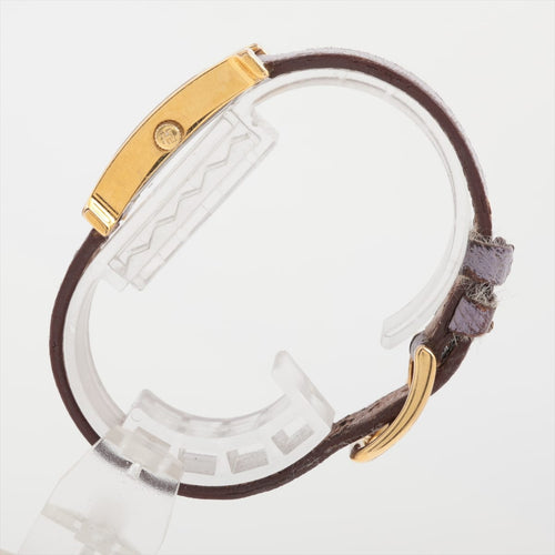 Montre Hermès Heure H - Montre femme HH1.201 en acier plaqué or jaune 58 Facettes 1