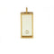 Pendentif Pascal Morabito - Pendentif rectangulaire en or jaune et diamant 58 Facettes 260099R