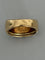 Bague 55.5 Fabergé - Bague bandeau en or jaune 18k, émail bleu et diamants 58 Facettes LOT 7526