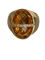 Bague 52.5 Bague chevalière - Citrine et diamants en or jaune 18k 58 Facettes LOT 7513