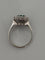 Bague 52 Bague en or gris 18k avec émeraude et diamants 58 Facettes LOT 7471A
