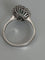 Bague 53 Bague en or gris 18k émeraude poire et diamants 58 Facettes LOT 7471B