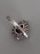 Bague 53 Bague en or gris 18k émeraude poire et diamants 58 Facettes LOT 7471B