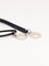 Bracelet DINH VAN Bracelet Menottes R12 or blanc cordon noir 58 Facettes 1215.8