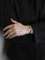 Bracelet DINH VAN Bracelet Menottes R12 or blanc cordon noir 58 Facettes 1215.8