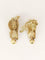 Boucles d'oreilles Paire de boucles d'oreilles Visages or jaune perles 58 Facettes 1236.4