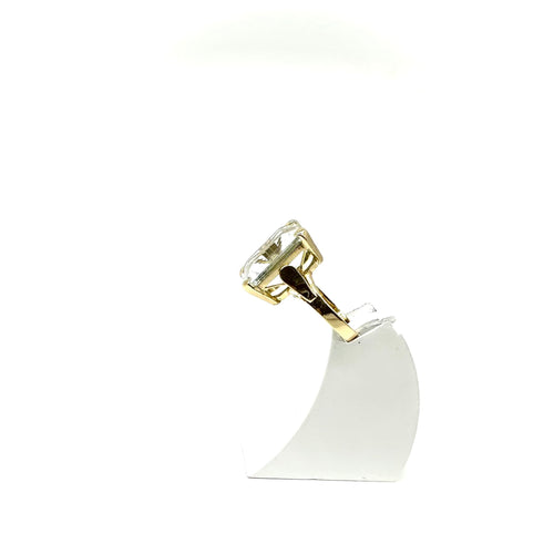 Bague 52 Bague en or jaune et aigue-marine 58 Facettes Z15B51818