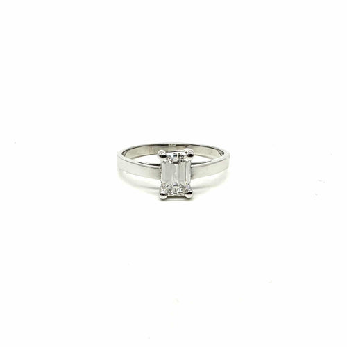 Bague Solitaire - Bague diamant en or blanc 58 Facettes Z1351939
