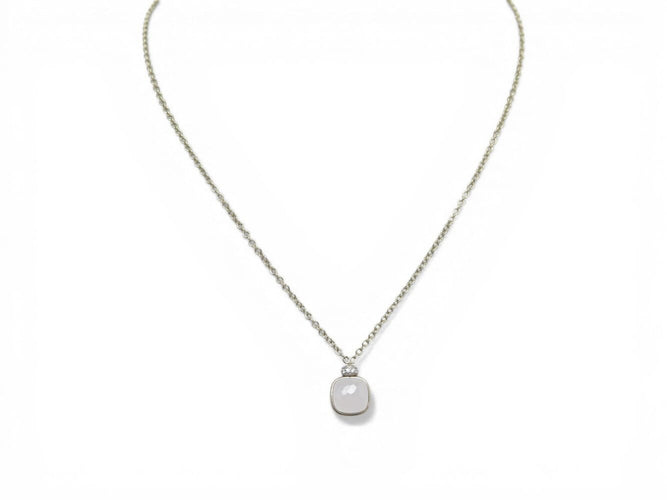 Collier Pomellato Nudo Mini - Collier pendentif en or jaune 18k et quartz 58 Facettes 273899